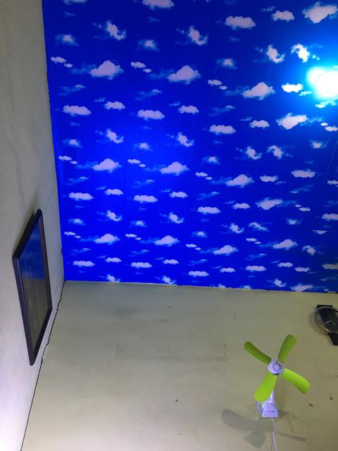 Wallpeper Wps184 Wallpapaer Dinding Wallpaper Dinding Sticker Wallpaper Stiker Awan 45cm X 5m