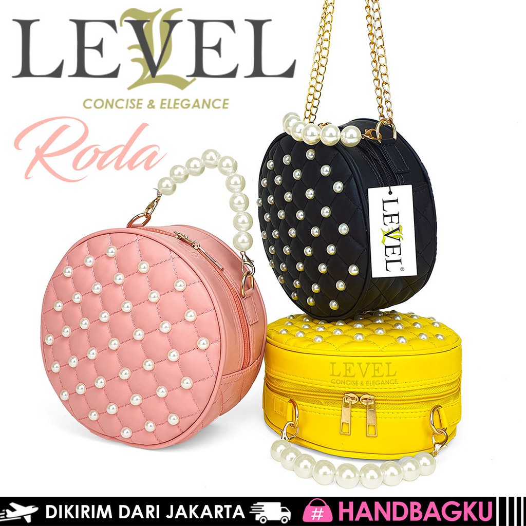 HANDBAGKU TAS LEVEL RODA FASHION KOREA SLING BAG wanita