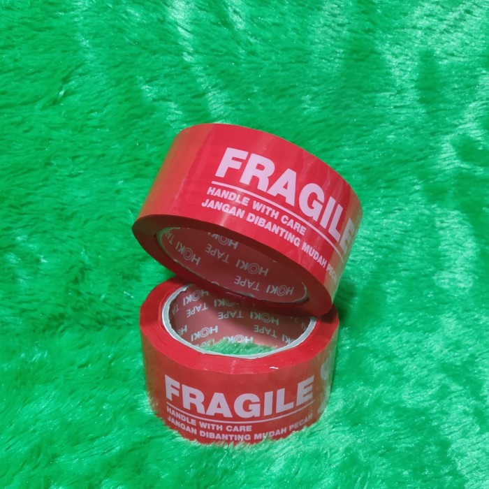

Hemat Lakban Merah Lakban Fragile Trendi