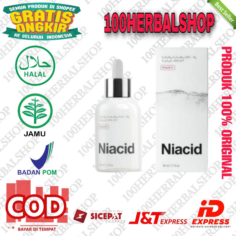Promo Niacid By Slurp Laboratories Korea All In One Face Serum