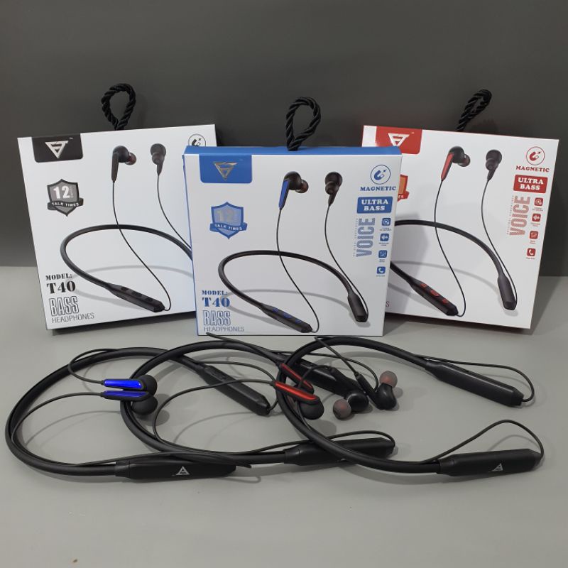 Headset Bluetooth Sport Ori Full HD Music Bass / TWS Sport - FT T40