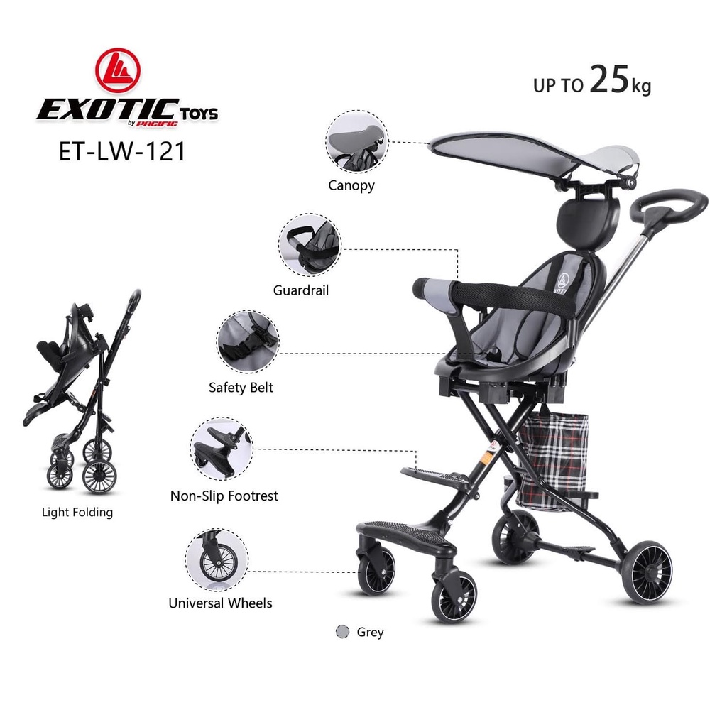 Exotic Stroller ET-LW121-2  / Kereta Dorong Bayi