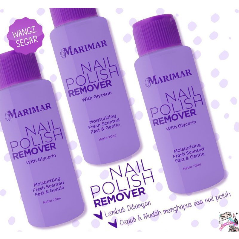 ☃Cutezz_Ching1☃Marimar Nail Polish Remover - Aseton 70ml