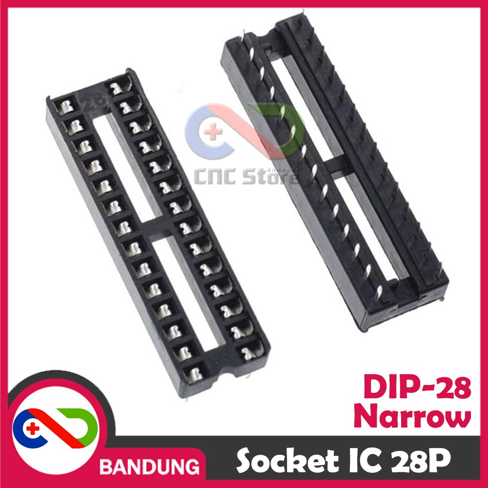 SOCKET SOKET IC DIP-28 DIP28 28P 28 NARROW