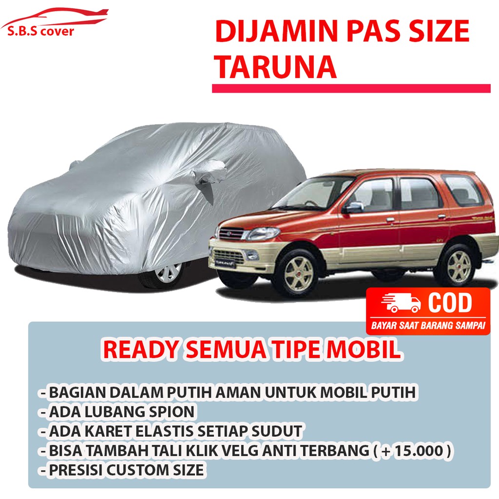 Body Cover Mobil TARUNA / Sarung Mobil Taruna / Cover Mobil Taruna / Mantel Mobil Taruna / Mantol