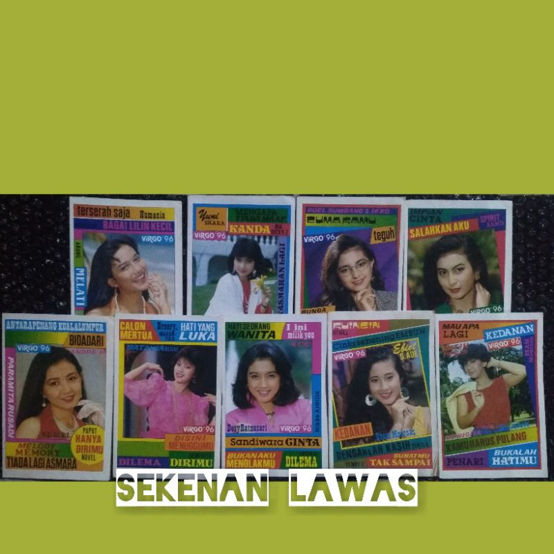 Buku Lirik Lagu Jadul 90an (9 Pcs /Bagus)