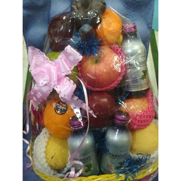 

parcel buah plus minuman