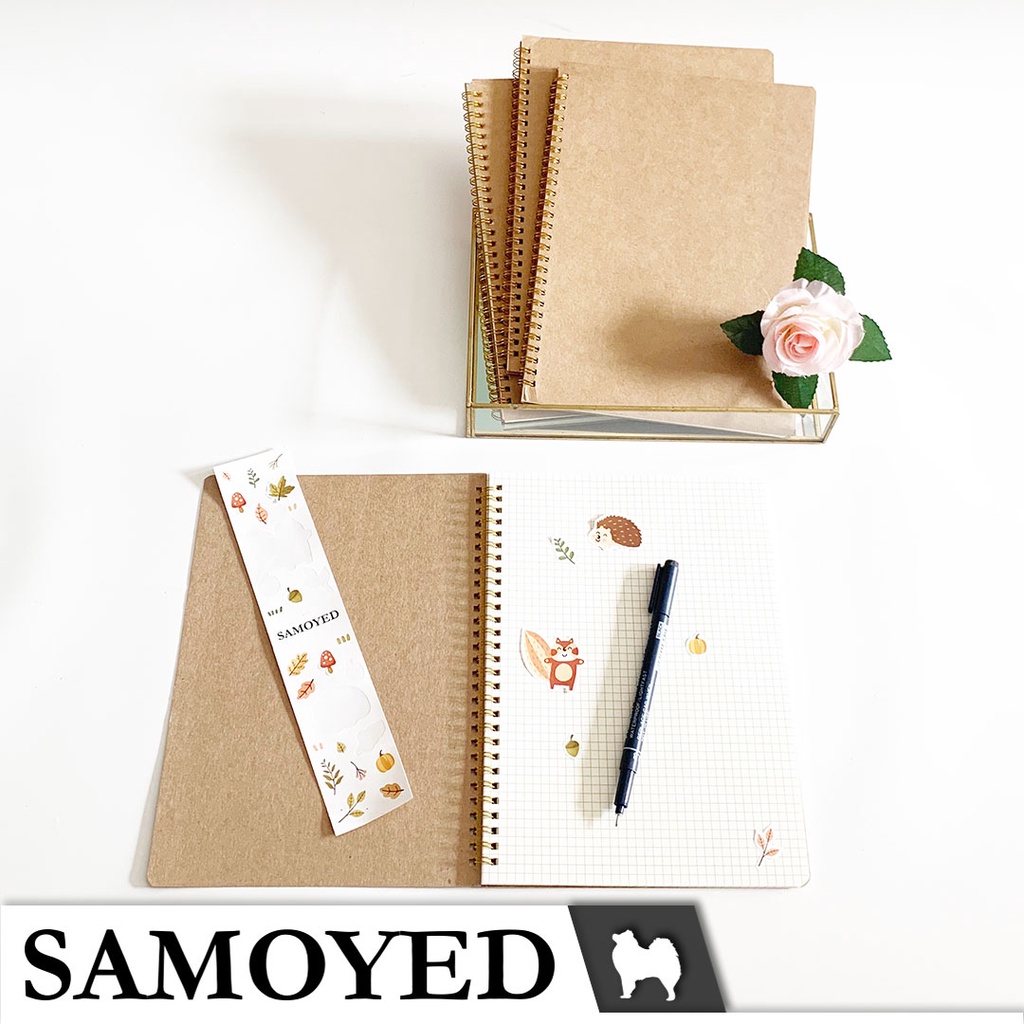 

Buku Catatan / Notebook B5 Samoyed NBCC-51 (Plain/Ruled/Grid/Dotted)