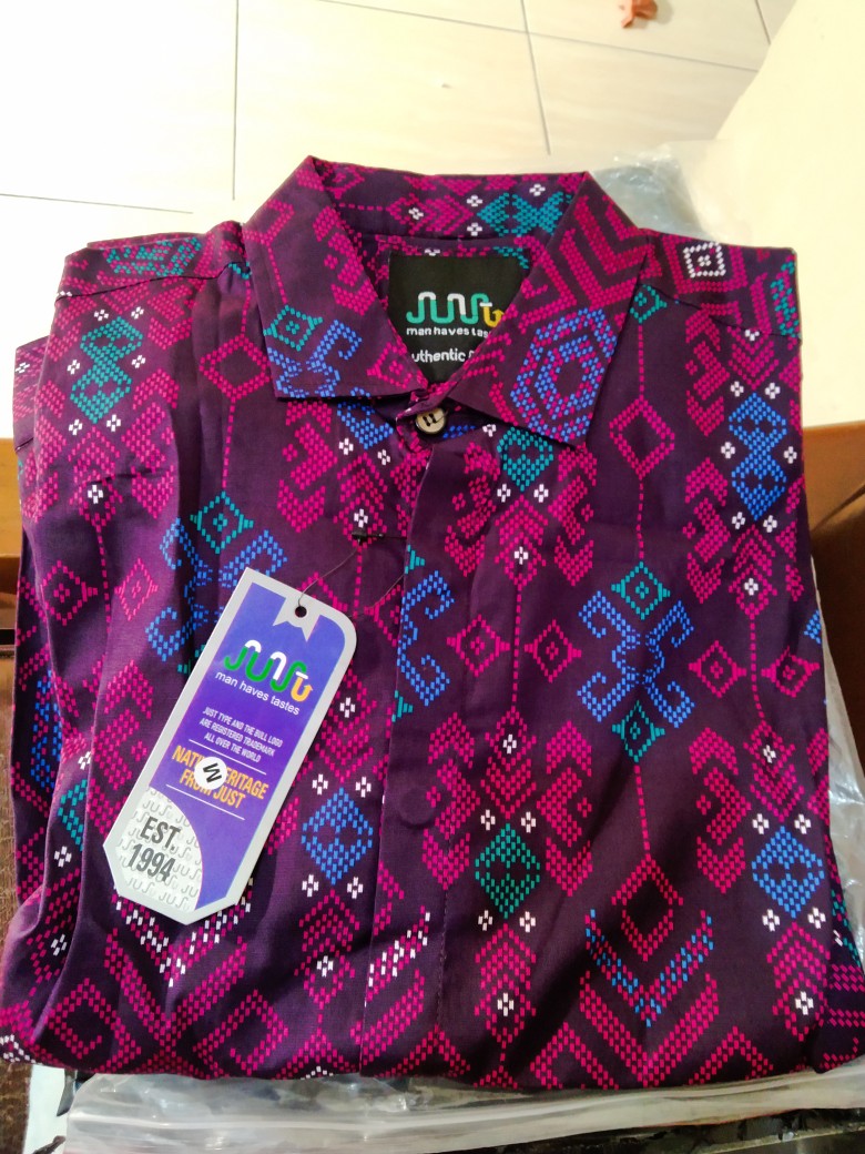 Dgm Fashion   Kemeja Batik Pria Songket Lengan Panjang Batik Pria Batik Kasual Batik Stretch Pria