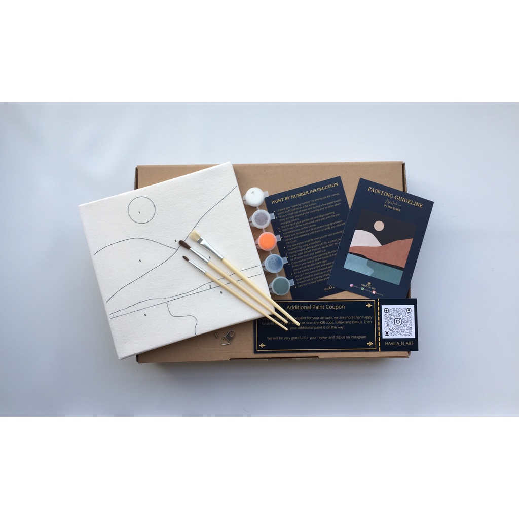 

In The Dark / Painting by number / Painting kit