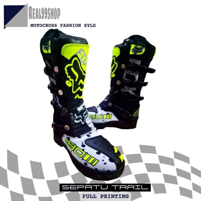 Sepatu Motor Cross Trail Spatu Boots adventure Motocross Trabas