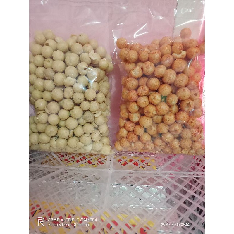 

Tahu Bulat Kering ori & pedas