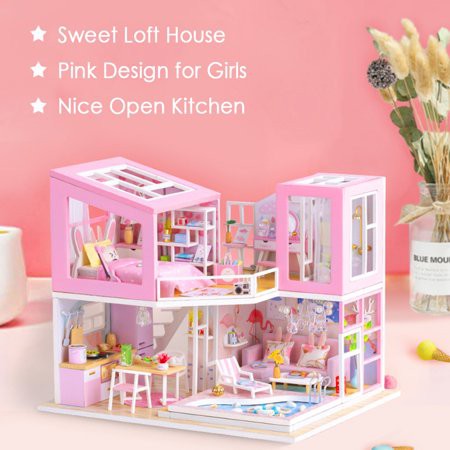 Miniatur Rumah DIY - House Wooden Furniture - Puzzle Interior - M910 - M915 - Miniature Dollhouse