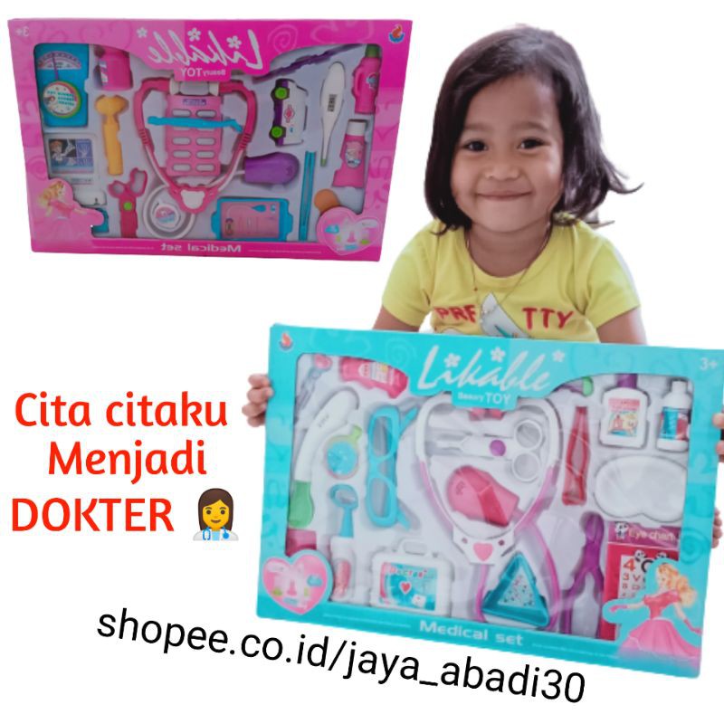 Mainan anak dokter dokteran / cita citaku menjadi DOKTER / MEDICAL set