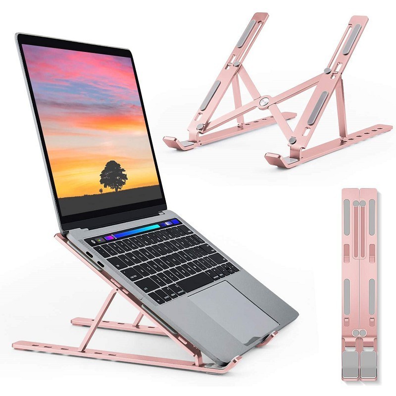 Laptop Stand Holder Lipat Adjustable Anti Slip Laptop Portable