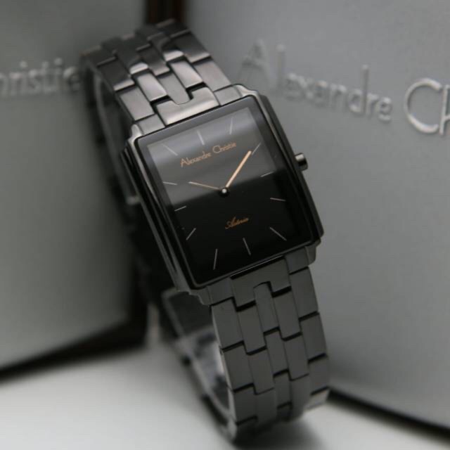 Jam Tangan Cewek Alexandre Christie AC8624 Original Full Hitam