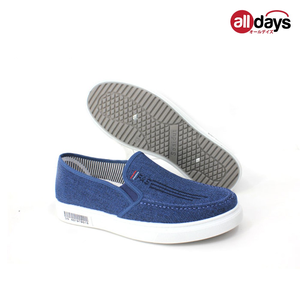 Faster Sepatu Sneakers Slip On Kanvas Import  Pria 1036 Size 39-43