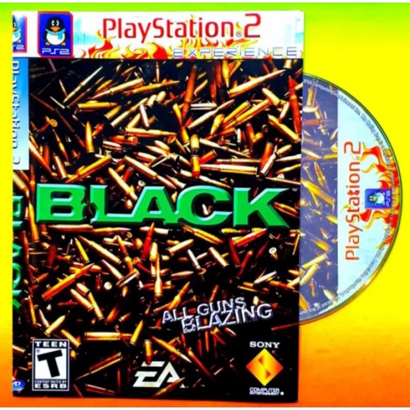 Kaset DVD Game Ps 2 Game BLACK