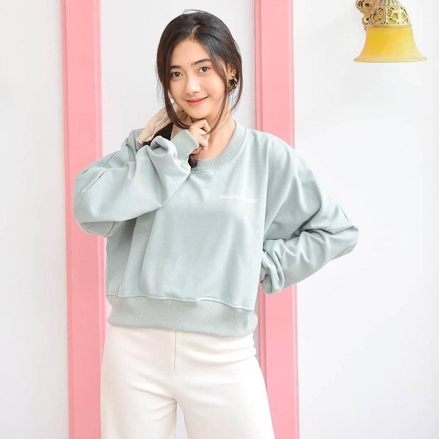 ✩ Nara Grosir - Malibu Dream Oversize | Fashion Terkini | Sweater ➭