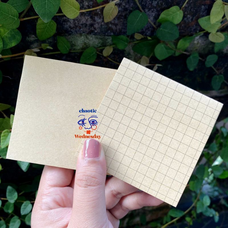 

Memo pad / sticky notes kraft premium 75 x 75 mm