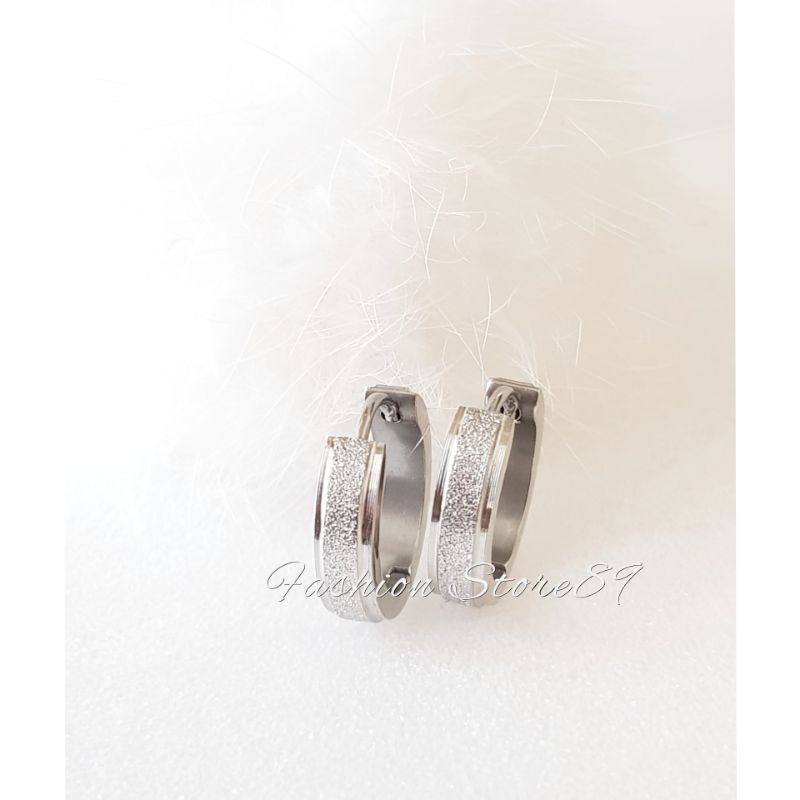 Ready Anting Jepit titanium pasir List samping Silber gold antikarat selamanya impor bestquality