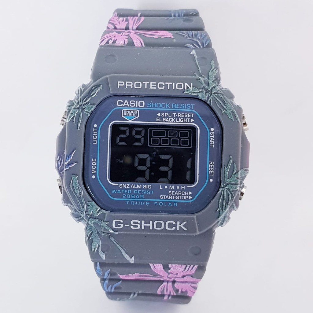 TERLARIS!!!JAM TANGAN PRIA G-SHOCK CASIO DW 5600 GS CASIO SEGI WARNA HITAM ANTI AIR DIGITAL one piece dw bunga dw loreng full hitam best seller ready stock TERIMA COD BAYAR DITEMPAT-BUNGA ABU