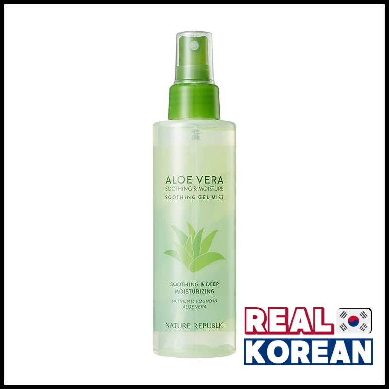 NATURE REPUBLIC Soothing &amp; Moisture Aloe Vera 92% Soothing Gel Mist 150ml