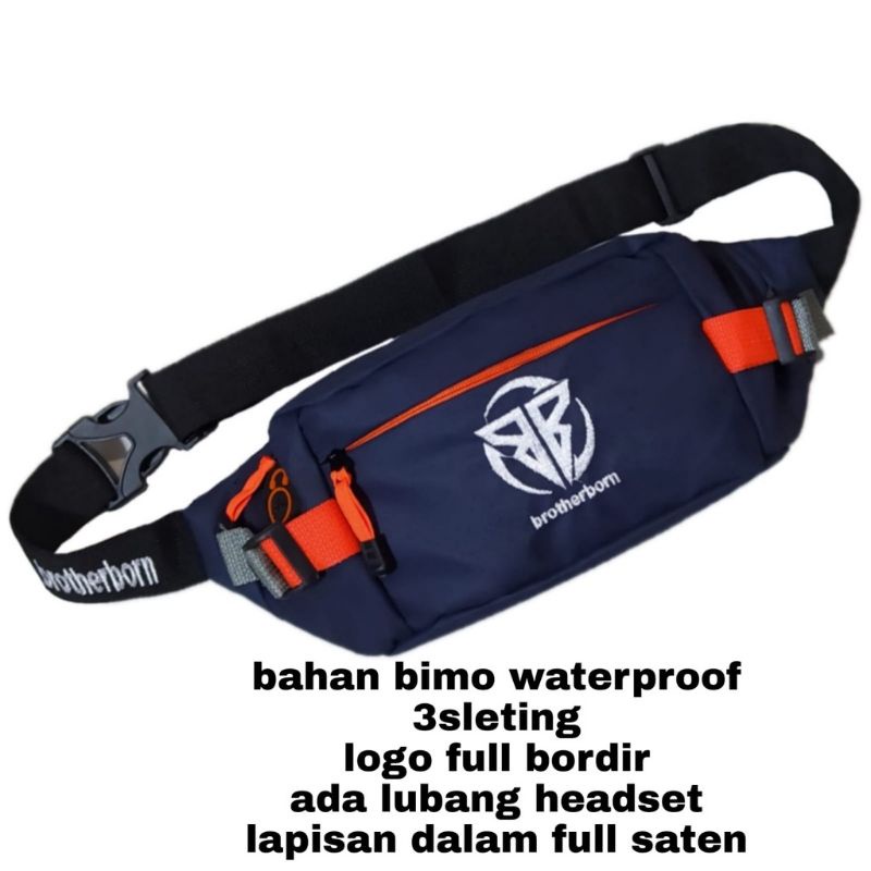 Tas Selempang Slingbag Pria outdoor kualitas waistbag distro