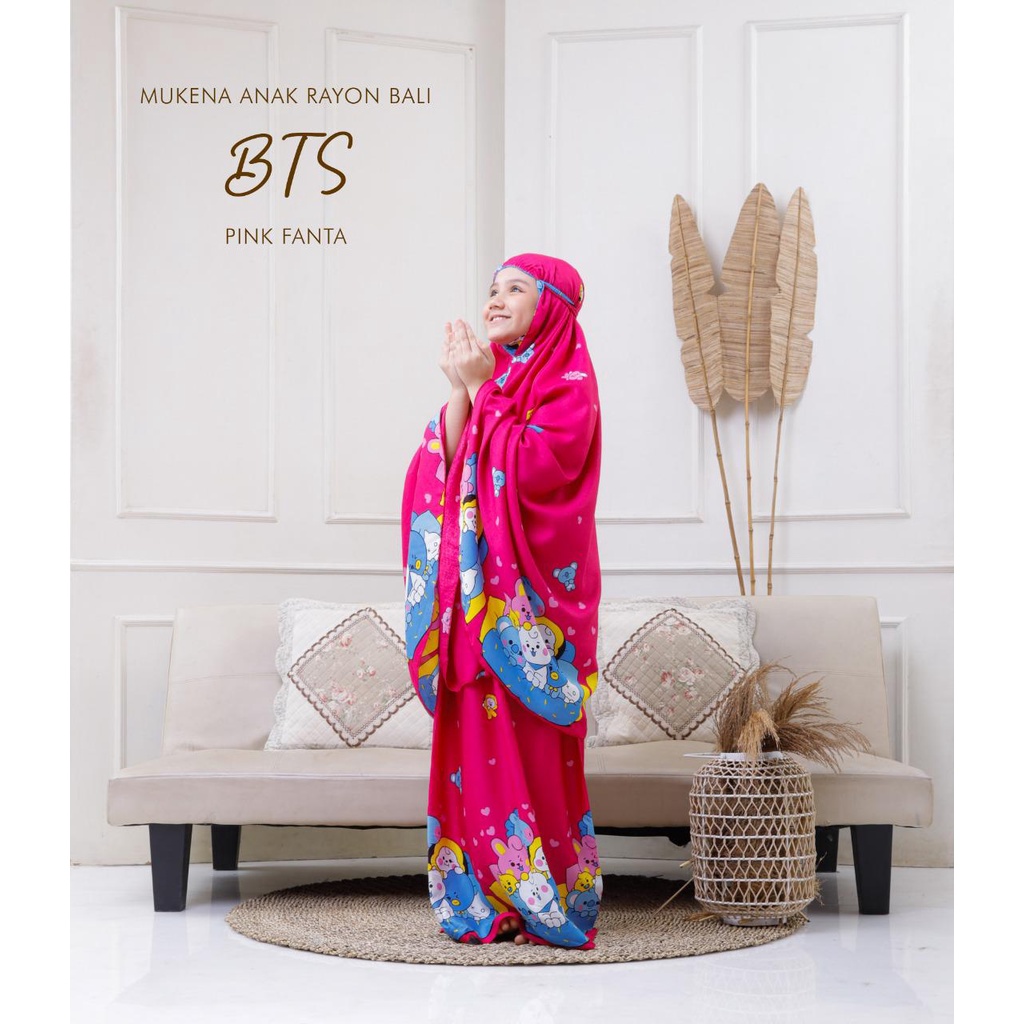 PUSAT MUKENA TASIK - MUKENA ANAK BALI RAYON MOTIF BTS