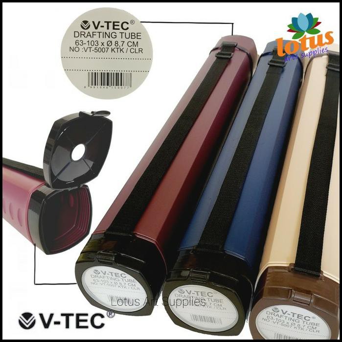 

Promo V-Tec Tabung Gambar Kotak / Drafting Tube Type 5007 - Maroon