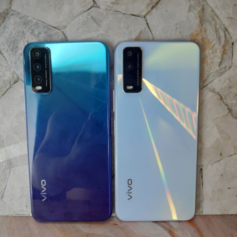 VIVO Y20 2021 RAM/ROM 3/64 WARNA LIGHT BLUE (second)