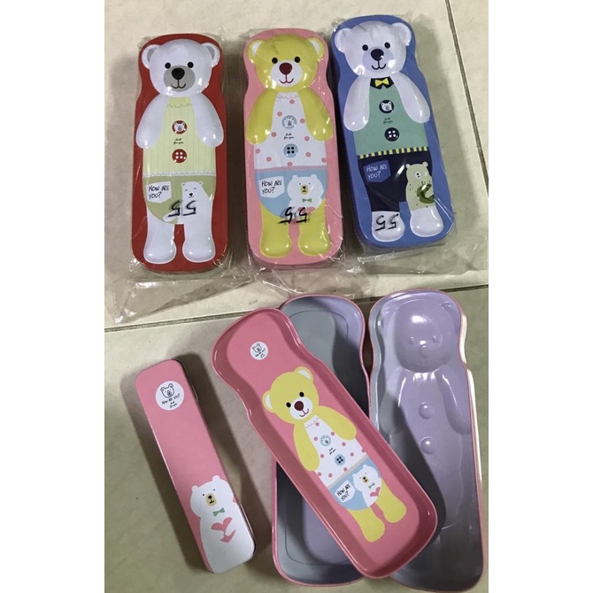 

BAYAR DITEMPAT Kotak Pensil Susun + Kotak Sendok Bear/TEMPAT PENSIL AESTHETIC/TEMPAT PENSIL ANAK PEREMPUAN/TEMPAT PENSIL LUCU/TEMPAT PENSIL 3D/TEMPAT PENSIL TRANSPARAN/TEMPAT PENSIL LUCU/TEMPAT PENSIL KOREA/TEMPAT PENSIL KAIN/TEMPAT PENSIL KALKULATOR