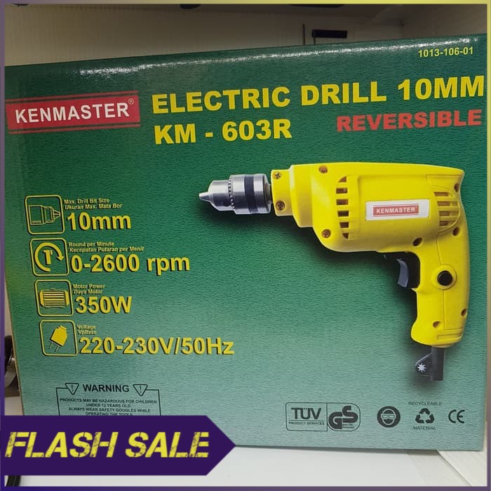 MESIN BOR KENMASTER   BOR LISTRIK KENMASTER   DRILL KM 603 R