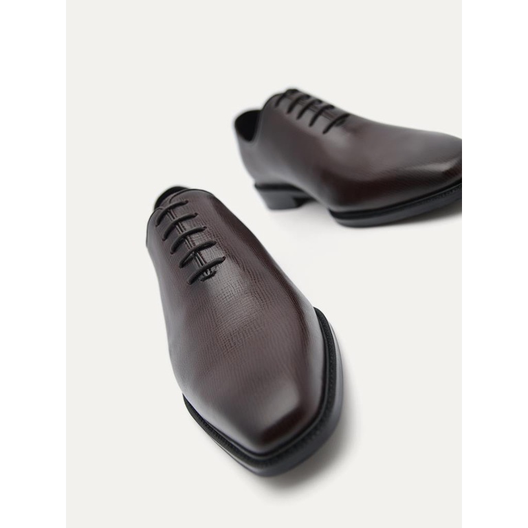 SEPATU FORMAL PEDRO PRIA ORIGINAL PANTOFEL KULIT ASLI COKLAT PM144