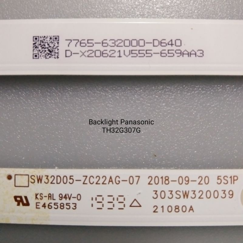 Backlight Panasonic TH32G307G - BL Backlight TH32G307G 1Set