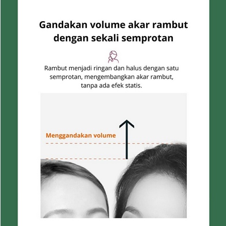 DB Dry Shampoo Semprotan Rambut Kering Untuk Mengembangkan Rambut Minyak Rambut Kontrol Rambut Berminyak Vitamin Rambut