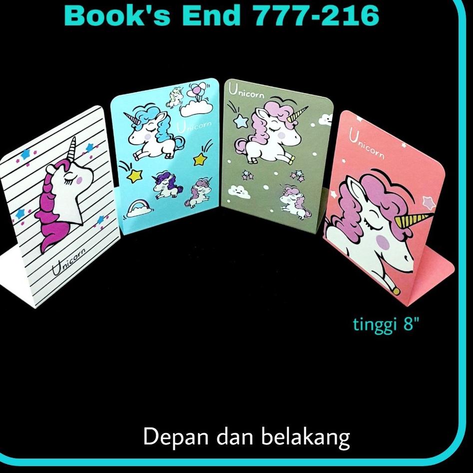 

Kualitas Puas GG Book End seri 777 (1 set/2 pcs) / Pembatas Buku Besi / Pembatas Buku