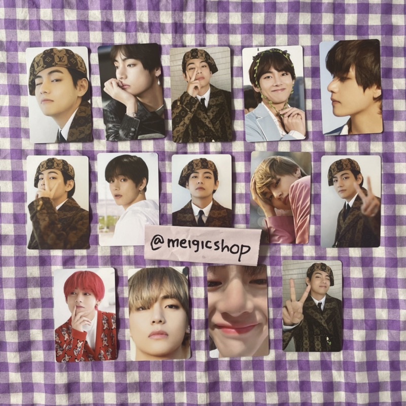 READY STOCK OFFICIAL DICON 101 BTS CUSTOM BOOK PHOTOCARD V KIM TAEHYUNG