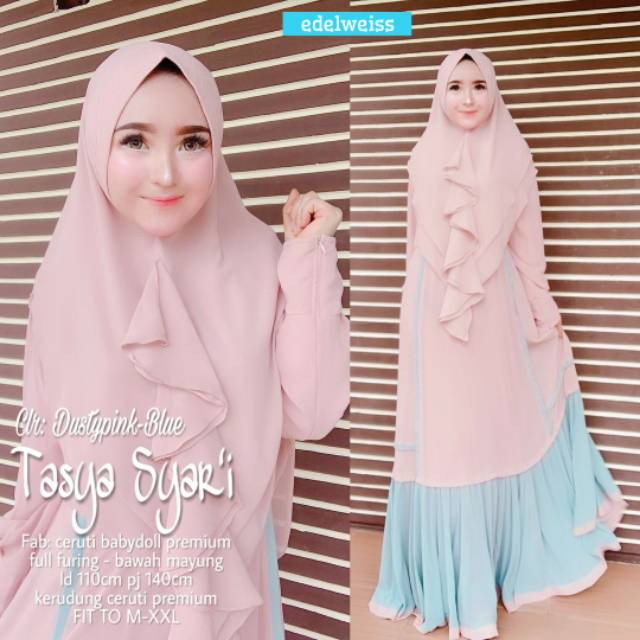 038 GAMIS MAXY TASYA SYAR'I ORI BY EDELWEISS