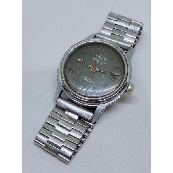 Enicar military watch vintage jam tangan antik enicar swiss military arloji tua koleksi jam antik