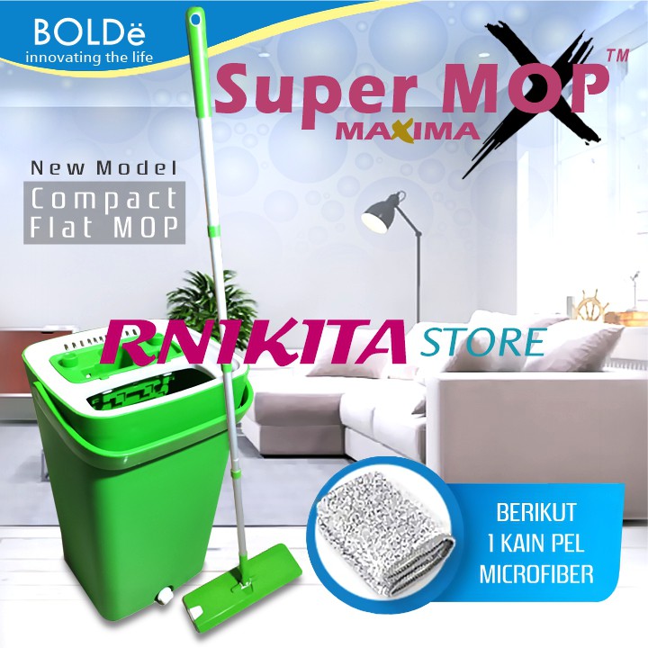 BOLDe SUPER MOP X MAXIMA - Ada dan Lubang Drainase Ember