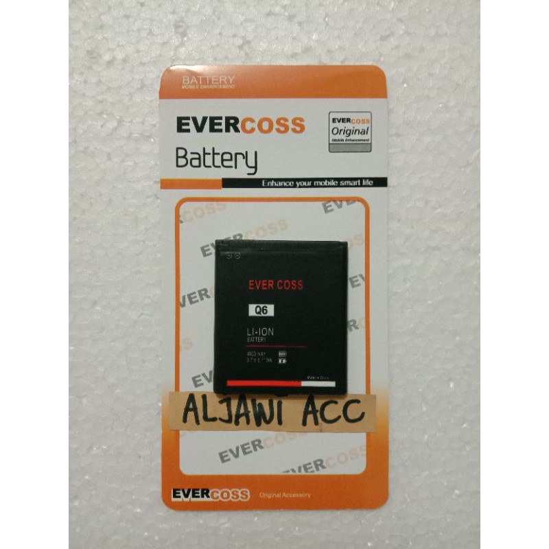 Baterai Cross Evercoss Q6 Konektor Jepit Original Battery Hp