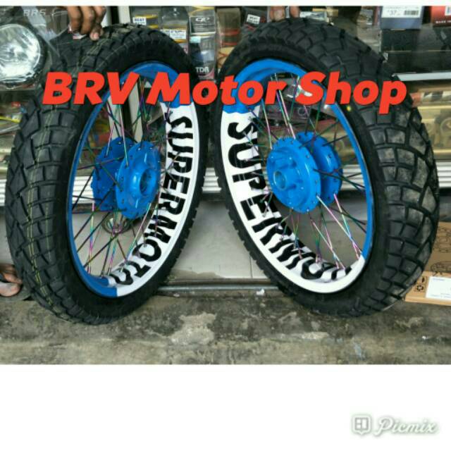 Sepaket Velg Vixion Old - Vixion Nvl - Vixion New Ples Ban Swallow - Velg Vixion Full Set Ring 17