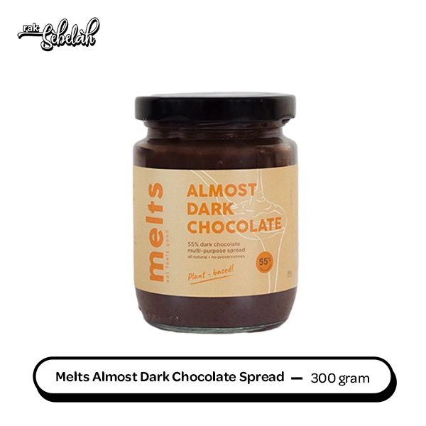 

Melts Chocolate Spread Selai Cokelat Untuk Sarapan - Low Calorie | Vegan | Plant Based