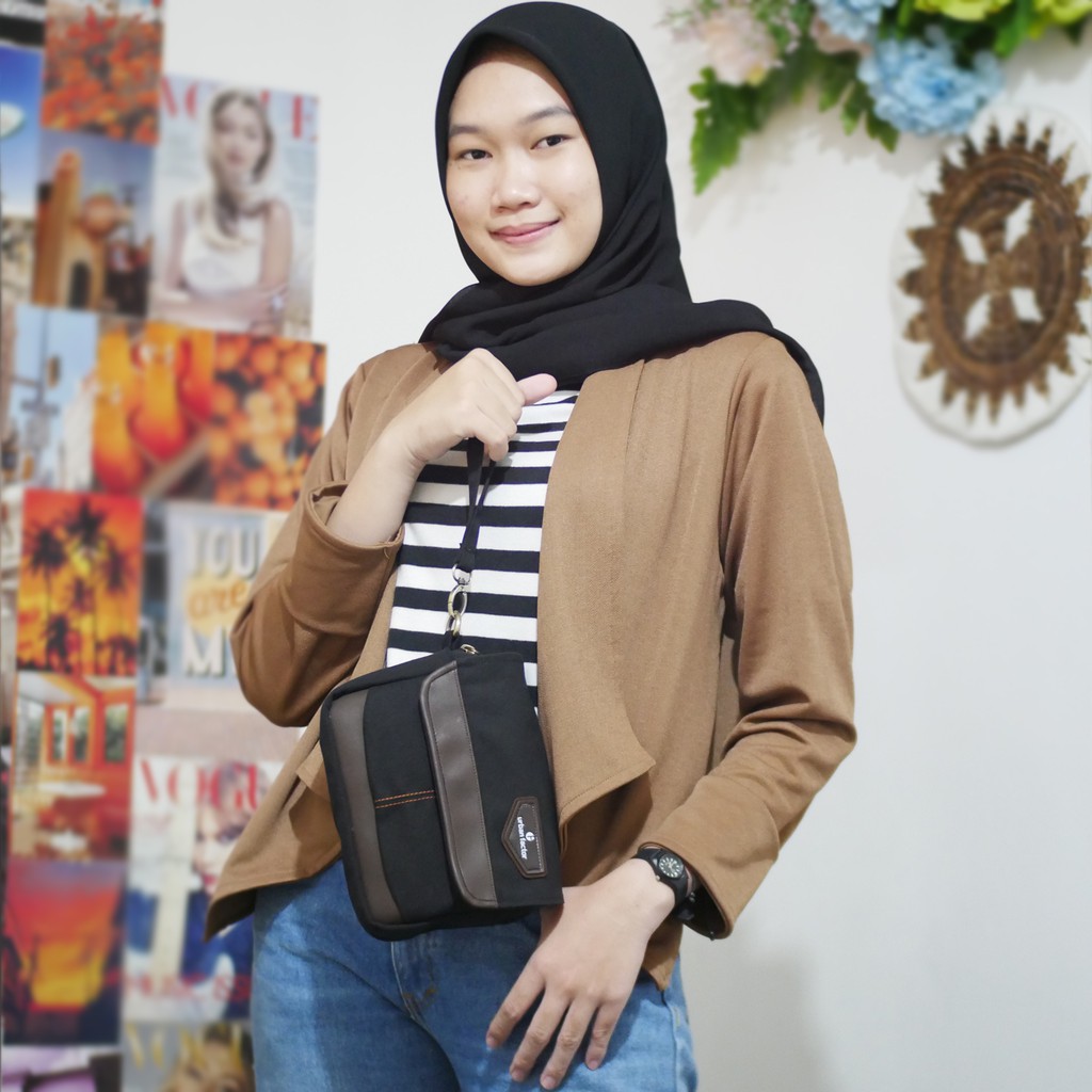 Clutch urban factor - Buck Up  Hand Bag Pouch Tas Tangan Kanvas