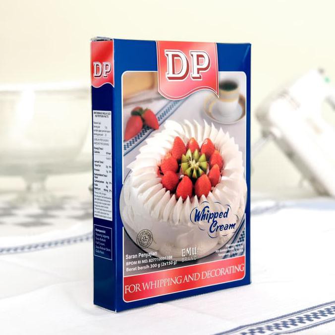 FOOD Tepung Whipped Cream DP 300g Emu Brand Topping Powder Instan Dekorasi