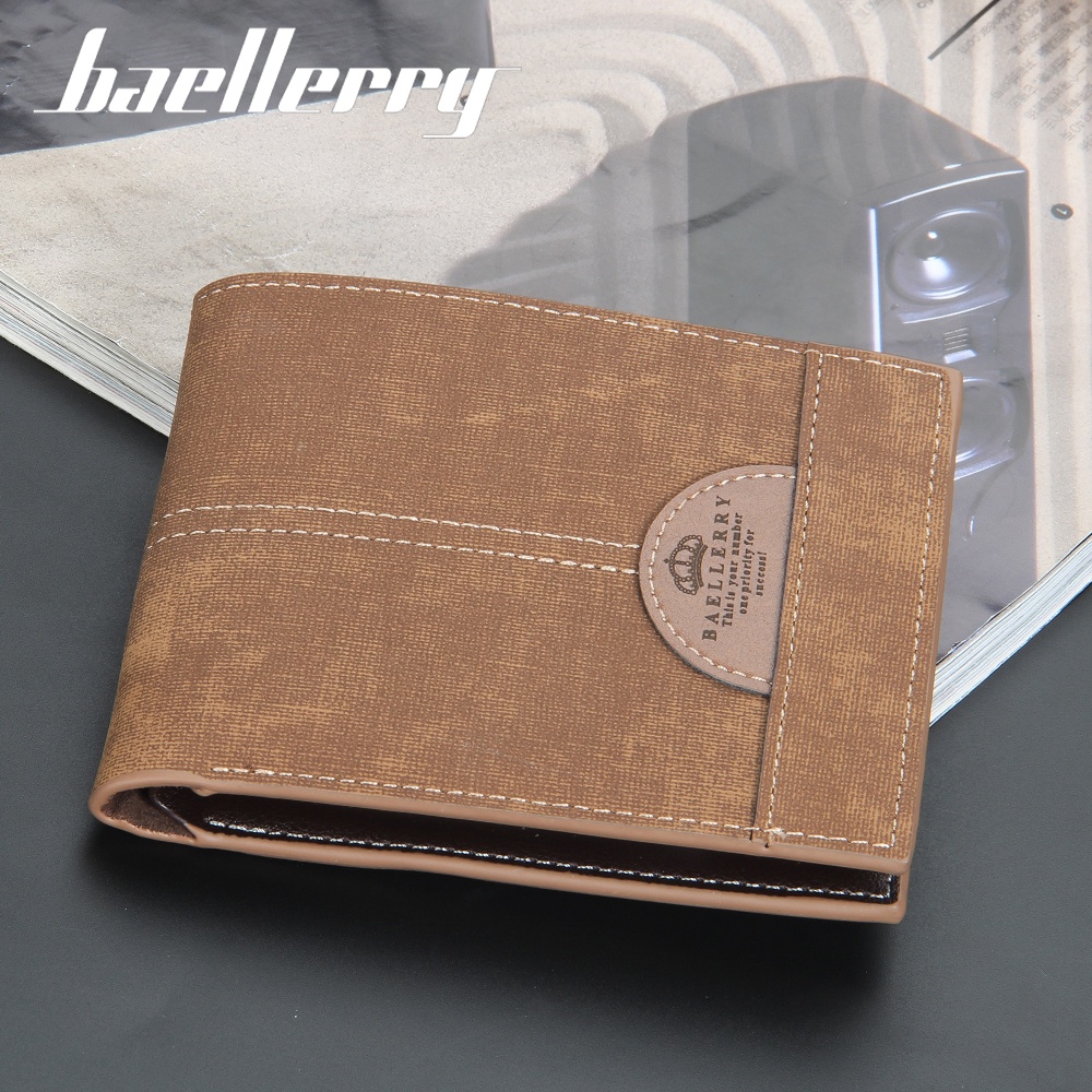 BAELLERRY DR069 Dompet Pria Bahan Kulit PU Leather Premium WATCHKITE WKOS