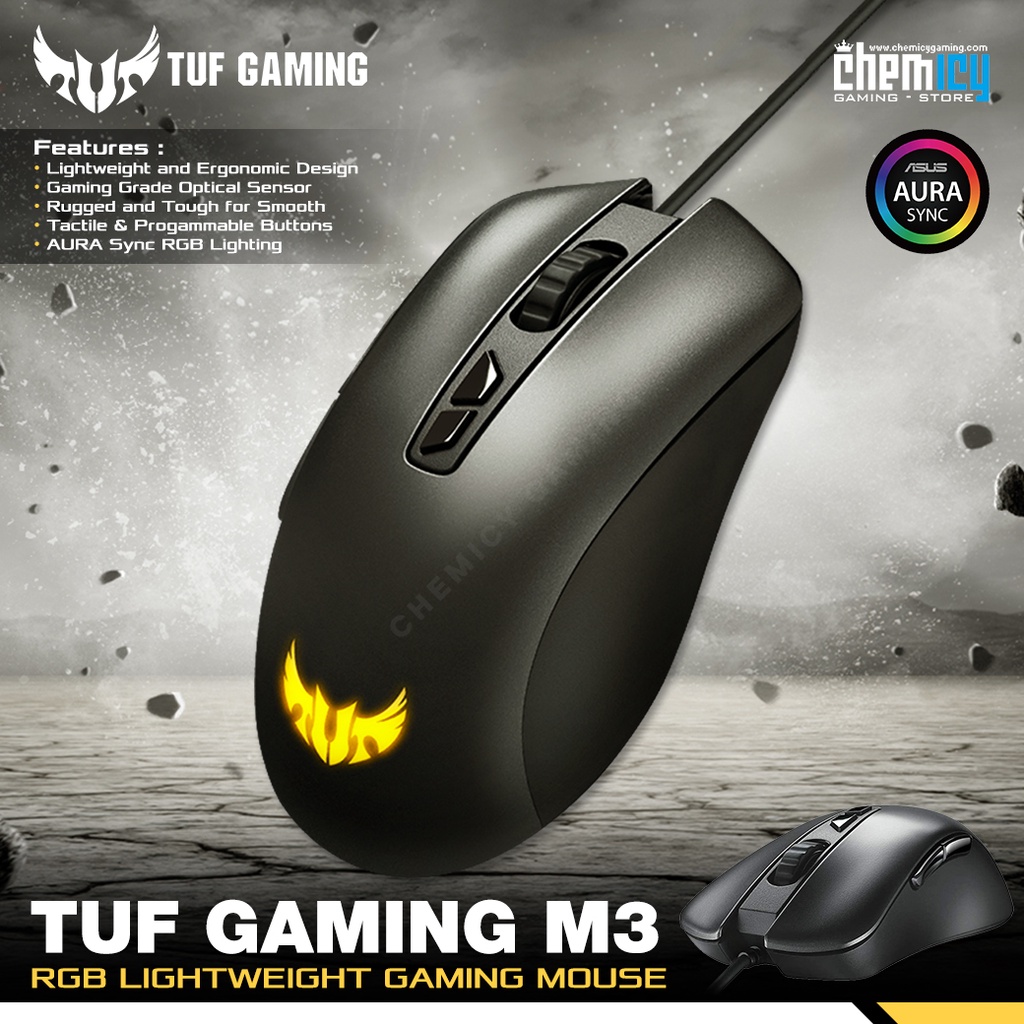 Asus TUF M3 RGB Ergonomic Gaming Mouse