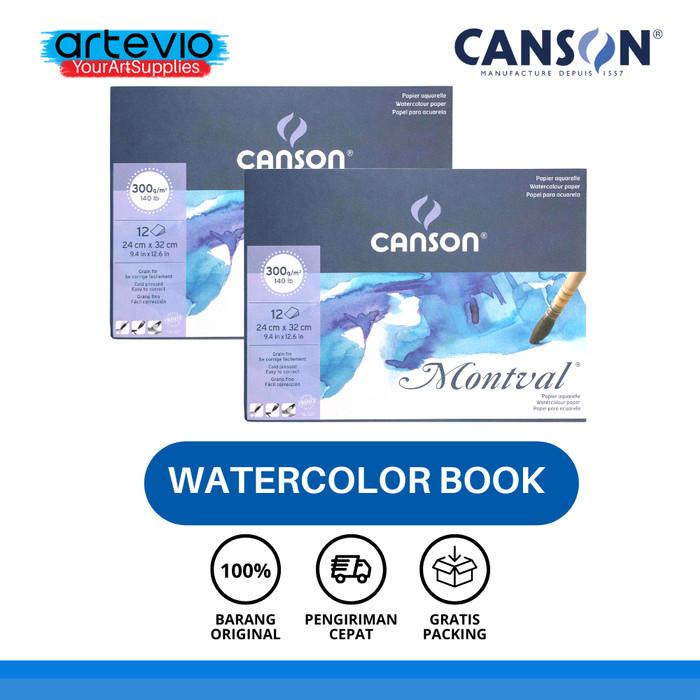 

Lora | Watercolor Paper A4 / Canson Montval Watercolor Paper 24 X 32 Cm