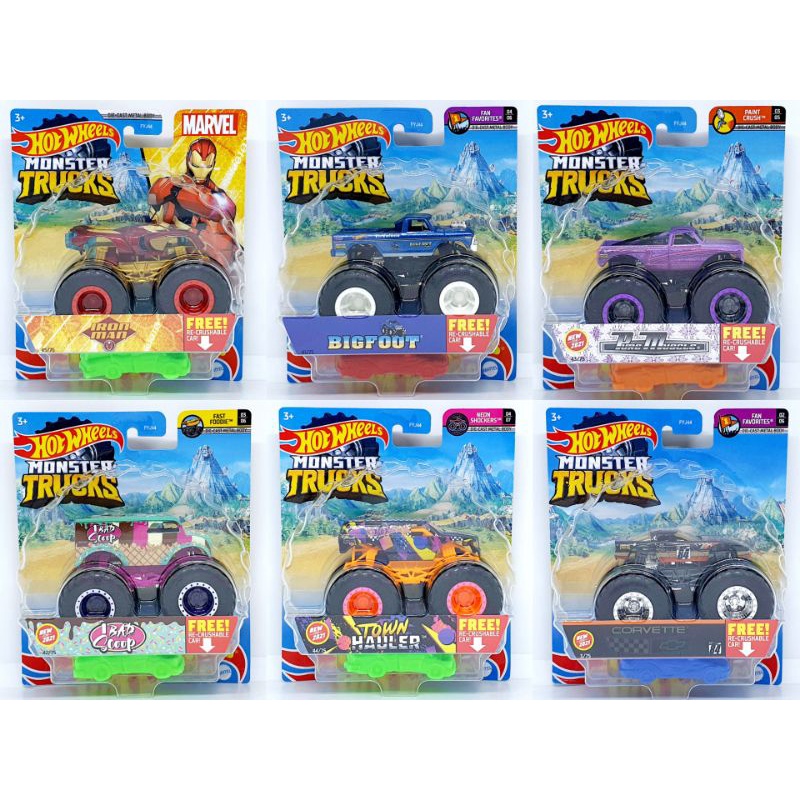 Hot Wheels Monster Trucks  Original Mattel Hotwheels  Monster Truck Jurassic World Dominion